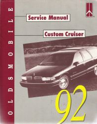 1992 Oldsmobile Custom Cruiser Factory Service Manual