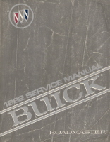 1992 Buick Roadmaster Factory Service Manual