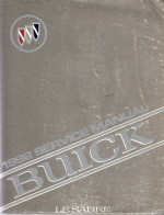 1992 Buick LeSabre Factory Service Manual