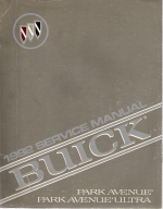 1992 Buick Park Avenue, Park Avenue Ultra Factory Service Manual