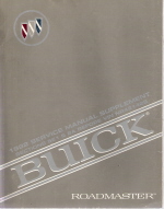 1992 Buick Roadmaster Service Manual Supplement