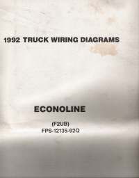 1992 Ford Econoline & Club Wagon - Wiring Diagrams