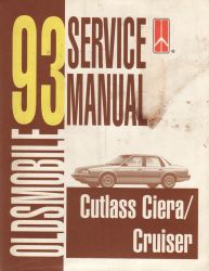 1993 Oldsmobile Cutlass Ciera and Cruiser Factory Service Manual