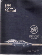 1993 Buick Century Factory Service Manual