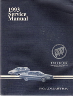 1993 Buick Roadmaster Factory Service Manual
