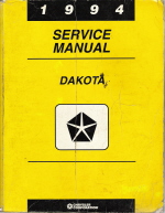 1994 Dodge Dakota Factory Service Repair Manual