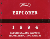 1994 Ford Explorer Electrical and Vacuum Troubleshooting Manual - Softcover