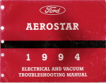 1994 Ford Aerostar Electrical and Vacuum Troubleshooting Manual