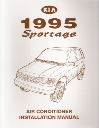 1995 Kia Sportage Air Conditioner Installation Manual