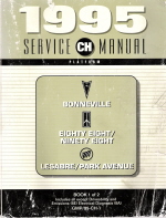 1995 Pontiac Bonneville, Oldsmobile Eighty Eight, Ninety Eight & Buick LeSabre, Park Avenue Service Manual - 2 Vol. Set