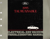 1995 Ford Taurus & Mercury Sable Electrical and Vacuum Troubleshooting Manual