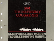 1995 Ford Thunderbird & Mercury Cougar - XR7 Electrical and Vacuum Troubleshooting Manual (EVTM)