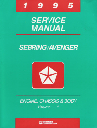 Chrysler / Dodge 1995 Sebring / Avenger Factory Service Manual - 2 Volume Set - Softcover