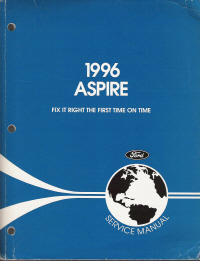 1996 Ford Aspire Service Manual