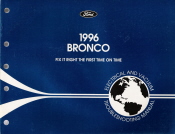 1996 Ford Bronco Electrical and Vacuum Troubleshooting Manual