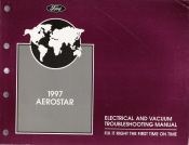 1997 Ford Aerostar Electrical and Vacuum Troubleshooting Manual