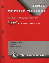 1997 Chevrolet Corvette Factory Update Supplement