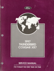 1997 Ford Thunderbird & Mercury Cougar XR7 Factory Service Manual