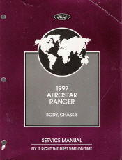 1997 Ford Aerostar/Ranger Service Manual - 2 Volume Set