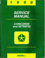 1998 Chrysler Concorde, Dodge Intrepid Service Repair Manual