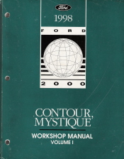 1998 Ford Contour & Mercury Mystique Workshop Manual √ 2 Volume Set