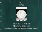 1998 Ford Escort, Mercury Tracer,Sedan/Wagon Electrical and Vacuum Troubleshooting Manual
