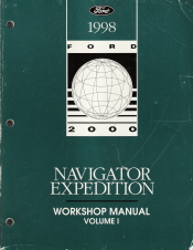 1998 Lincoln Navigator/Ford Expedition Workshop Manual √ 2 Volume Set