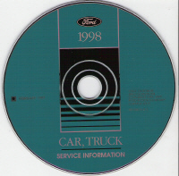 1998 Ford Model Year Car, Truck & Van Factory Workshop Information - CD-ROM