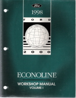 1998 Ford Econoline Workshop Manual - 2 Volume Set
