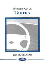 2001 Ford Taurus Factory Owner's Manual