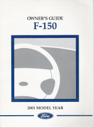 2001 Ford F-150 Factory Owner's Manual with Case