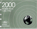 2000 Ford F-650 & F-750 Medium Duty Truck - Wiring Diagrams