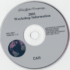 2001 Model Year Ford & Lincoln Factory Workshop Information CD-ROM
