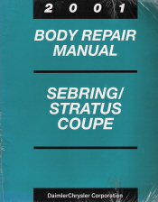 2001 Chrysler Sebring and Dodge Stratus Coupe Factory Body Repair Manual