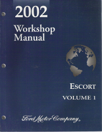2002 Ford Escort Workshop Manual- 2 Volume Set
