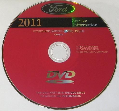 2011 Ford 150 Factory Service Information - CD-ROM 