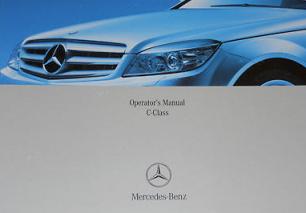 2008 Mercedes-Benz C-Class Owner's Manual Portfolio