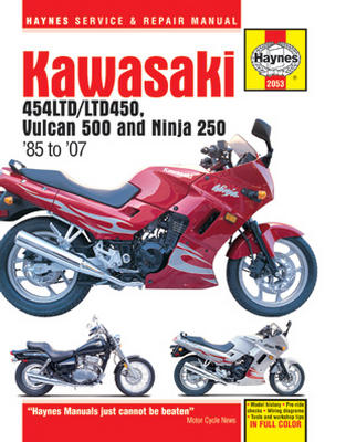 1985 - 2007 Kawasaki EX250 454LTD Vulcan 500 Haynes Motorcycle Repair Manual