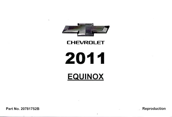 2011 Chevrolet Equinox Owner's Manual