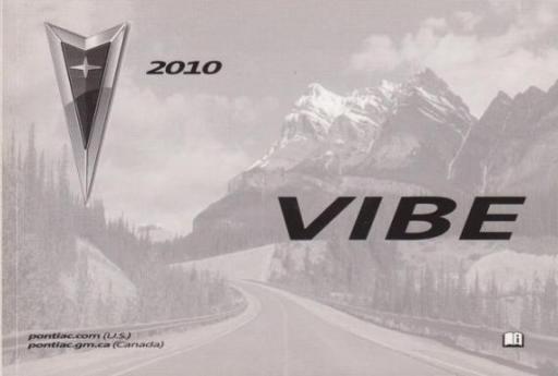 2010 Pontiac Vibe Owner's Manual