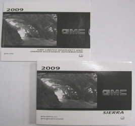 2009 GMC Sierra Factory Owner's Portfolio