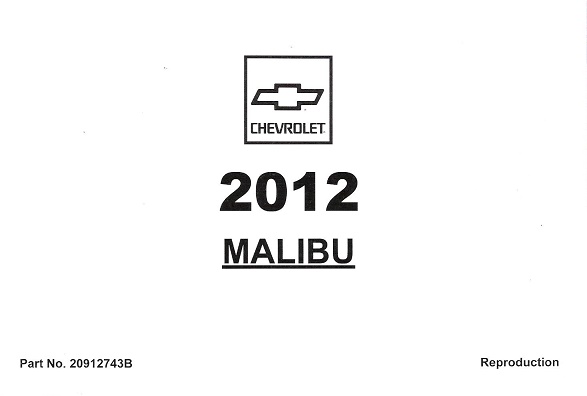 2012 Chevrolet Malibu Owner's Manual