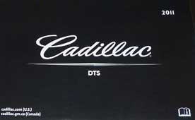 2011 Cadillac DTS Owner's Manual Portfolio