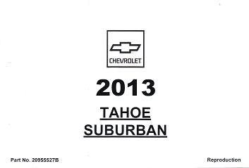 2013 Chevrolet Tahoe Suburban Owner's Manual