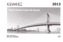 2013 GMC Yukon Denali/Yukon XL Denali Owner's Manual