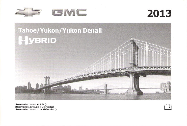 2013 Chevrolet Tahoe & GMC Yukon Hybrid Owner's Manual