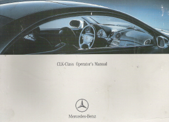 2003 Mercedes-Benz CLK-Class Factory Owner's Manual