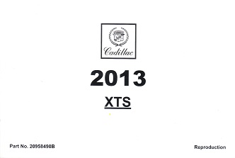 2013 Cadillac XTS Factory Owner's Manual
