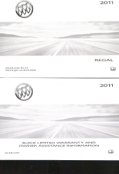 2011 Buick Regal Factory Owner's Manual Portfolio