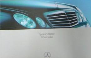 2007 Mercedes-Benz E-Class Sedan Factory Owner's Manual Portfolio